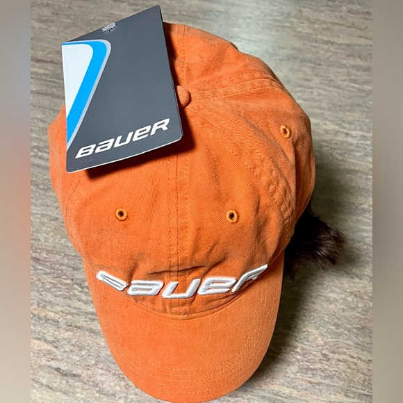Bauer Accessories Nwt Eddie Bauer Brick Color Hockey Adjustable Cap
